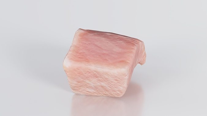 Red Veiny Meat 1 Low-poly 3D model 7