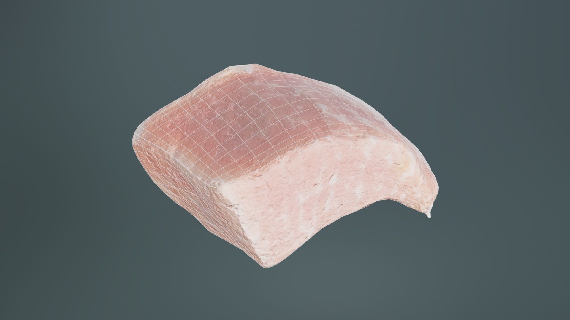 Red Veiny Meat 1 Low-poly 3D model_9