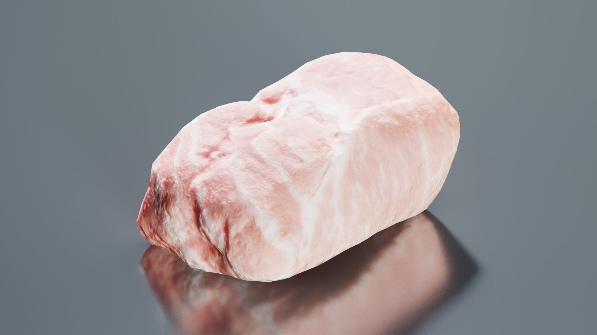 Red Veiny Meat 2 Low-poly 3D model_1