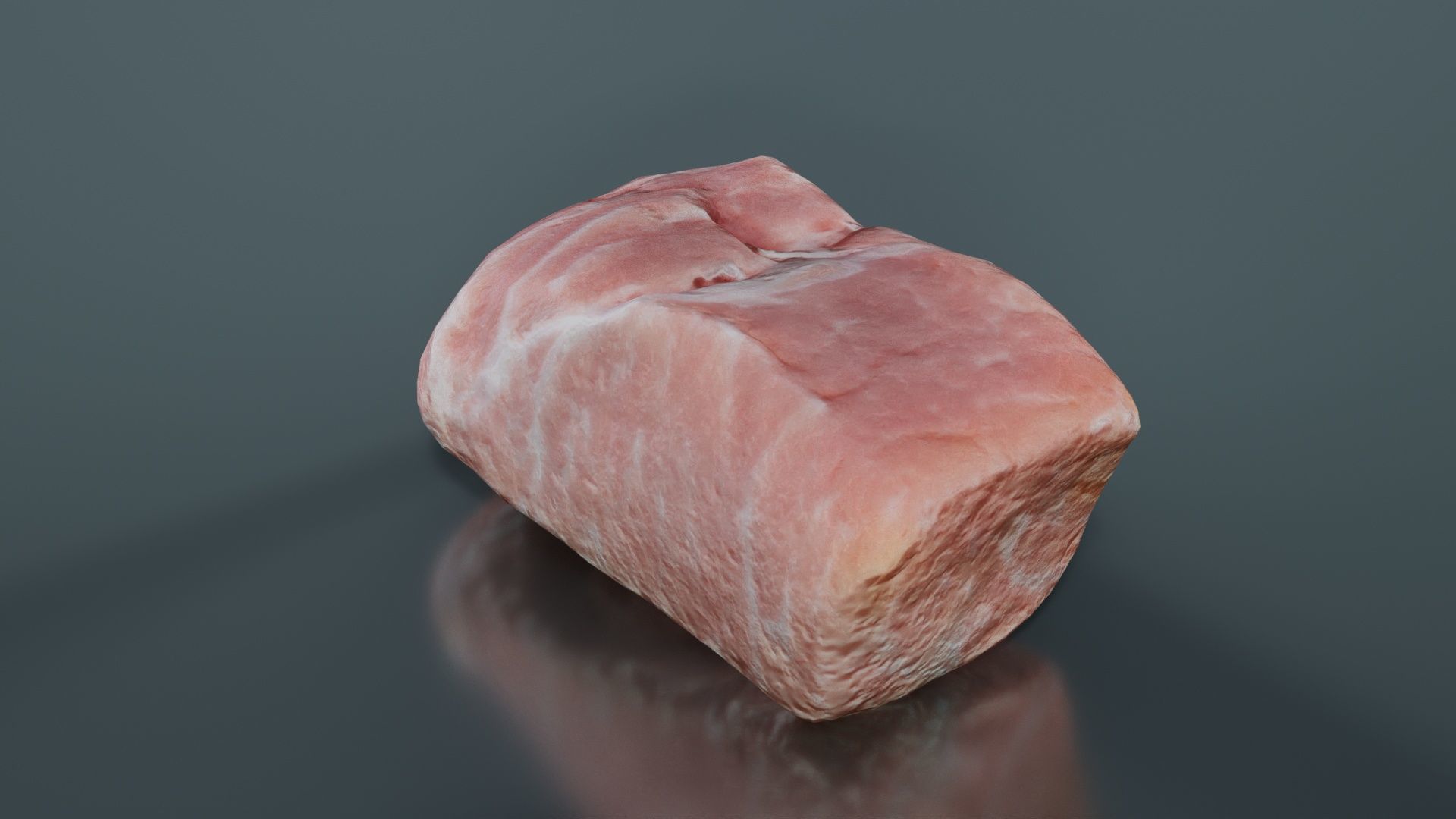 Red Veiny Meat 2 Low-poly 3D model_7