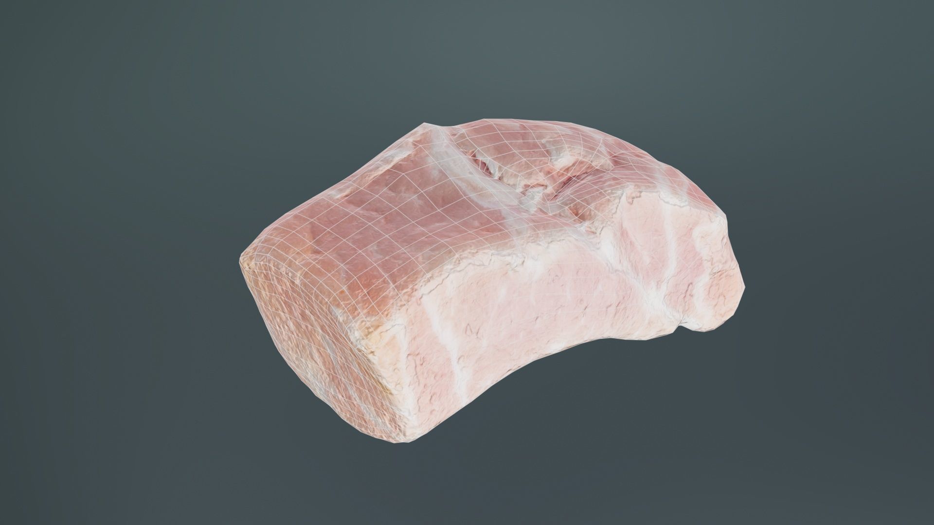 Red Veiny Meat 2 Low-poly 3D model_10
