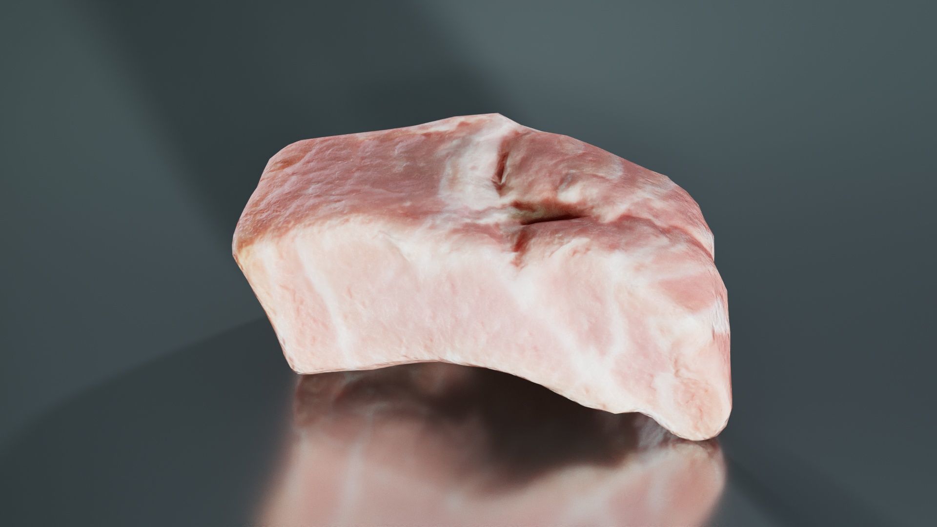 Red Veiny Meat 2 Low-poly 3D model_8