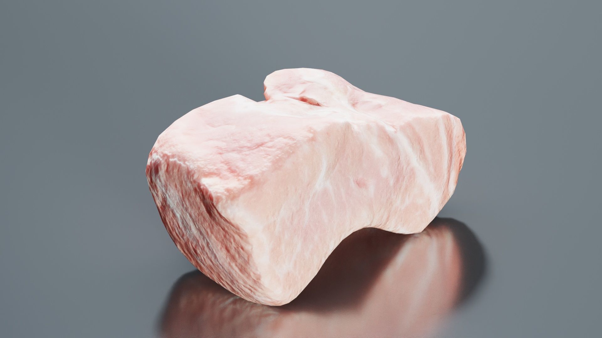 Red Veiny Meat 3 Low-poly 3D model_3