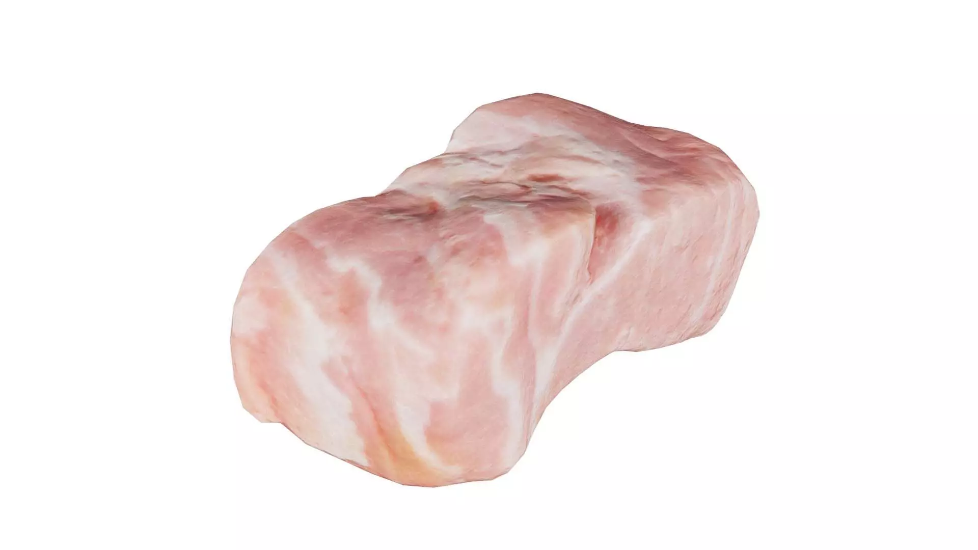 Red Veiny Meat 3 Low-poly 3D model_0