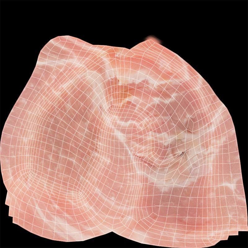 Red Veiny Meat 3 Low-poly 3D model_14