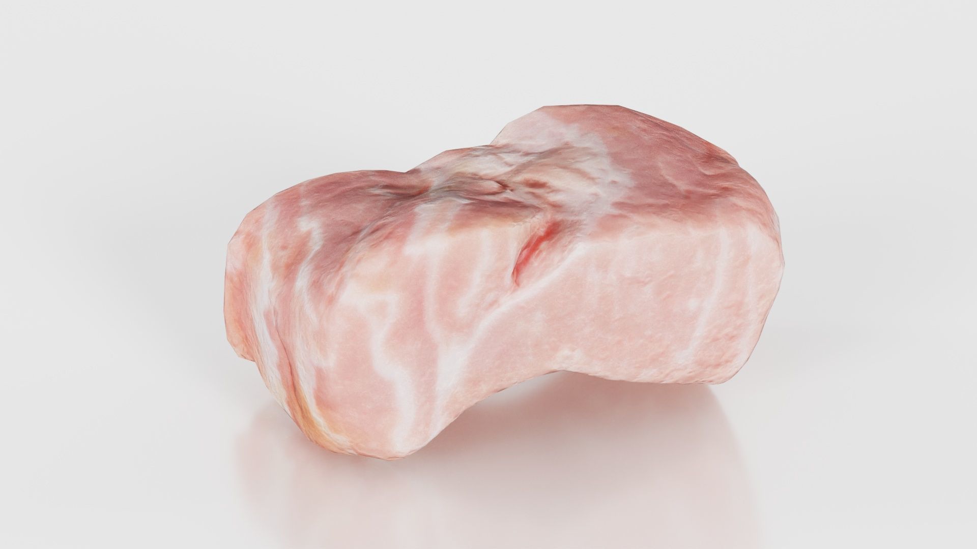Red Veiny Meat 3 Low-poly 3D model_26
