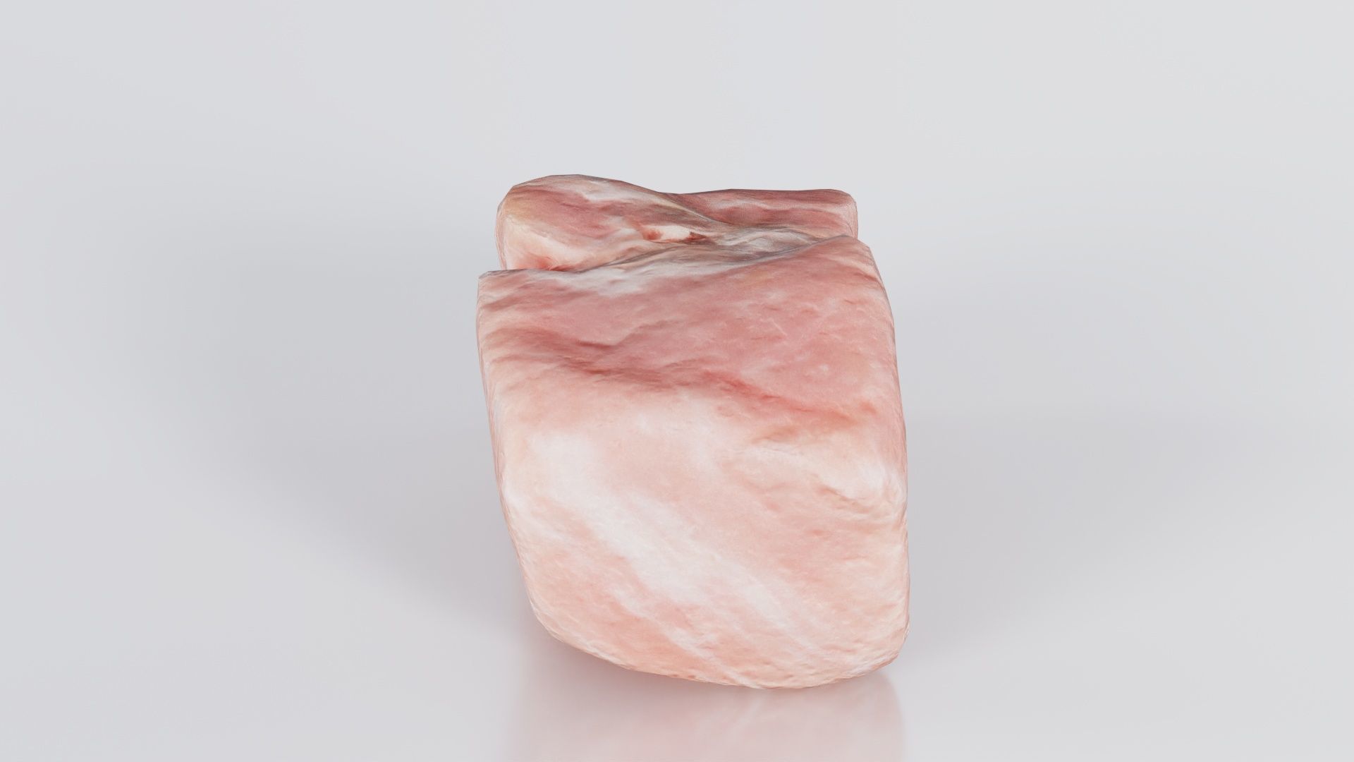 Red Veiny Meat 3 Low-poly 3D model_1