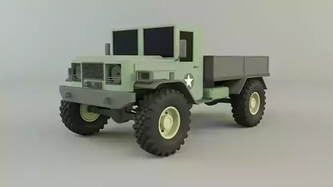 military pickup vehicle