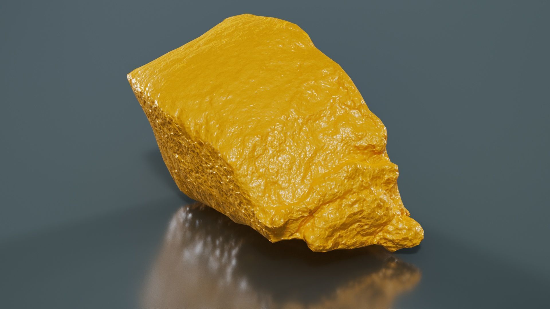 Red Veiny Meat Fondue 1 Low-poly 3D model_13