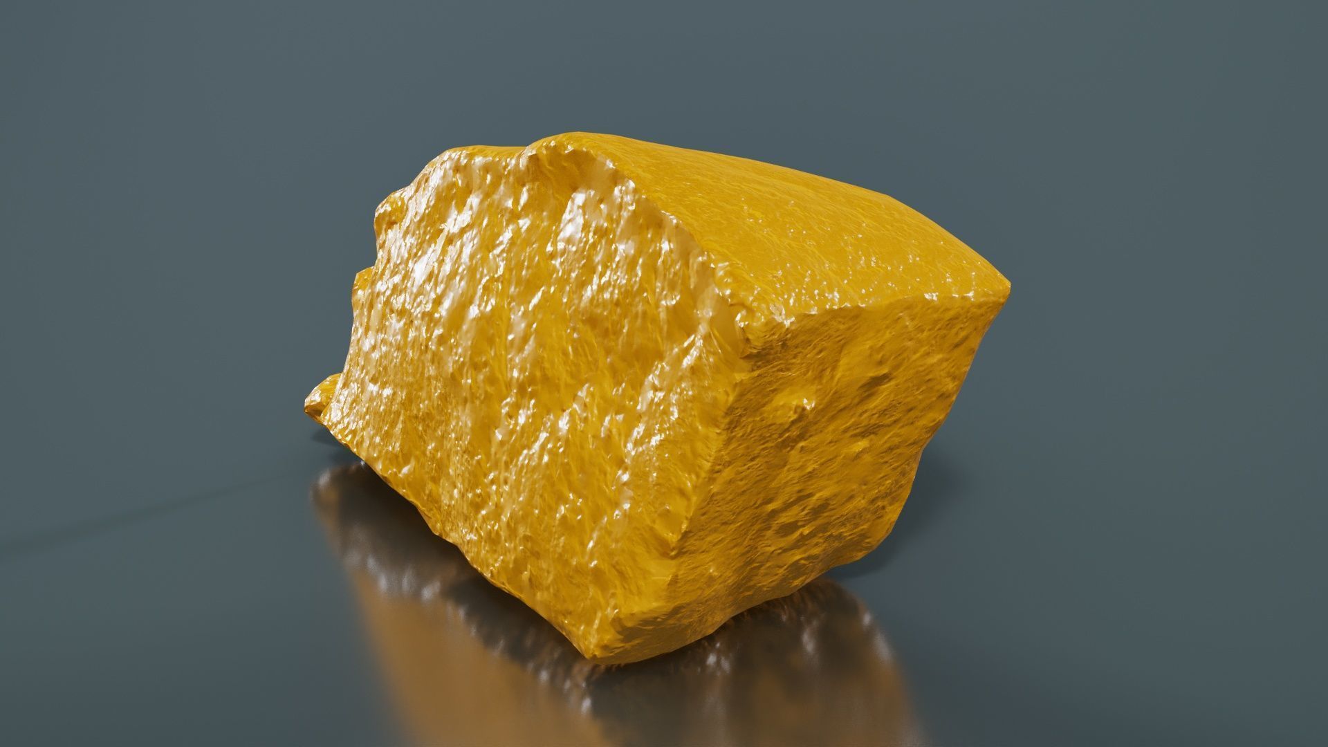 Red Veiny Meat Fondue 1 Low-poly 3D model_12