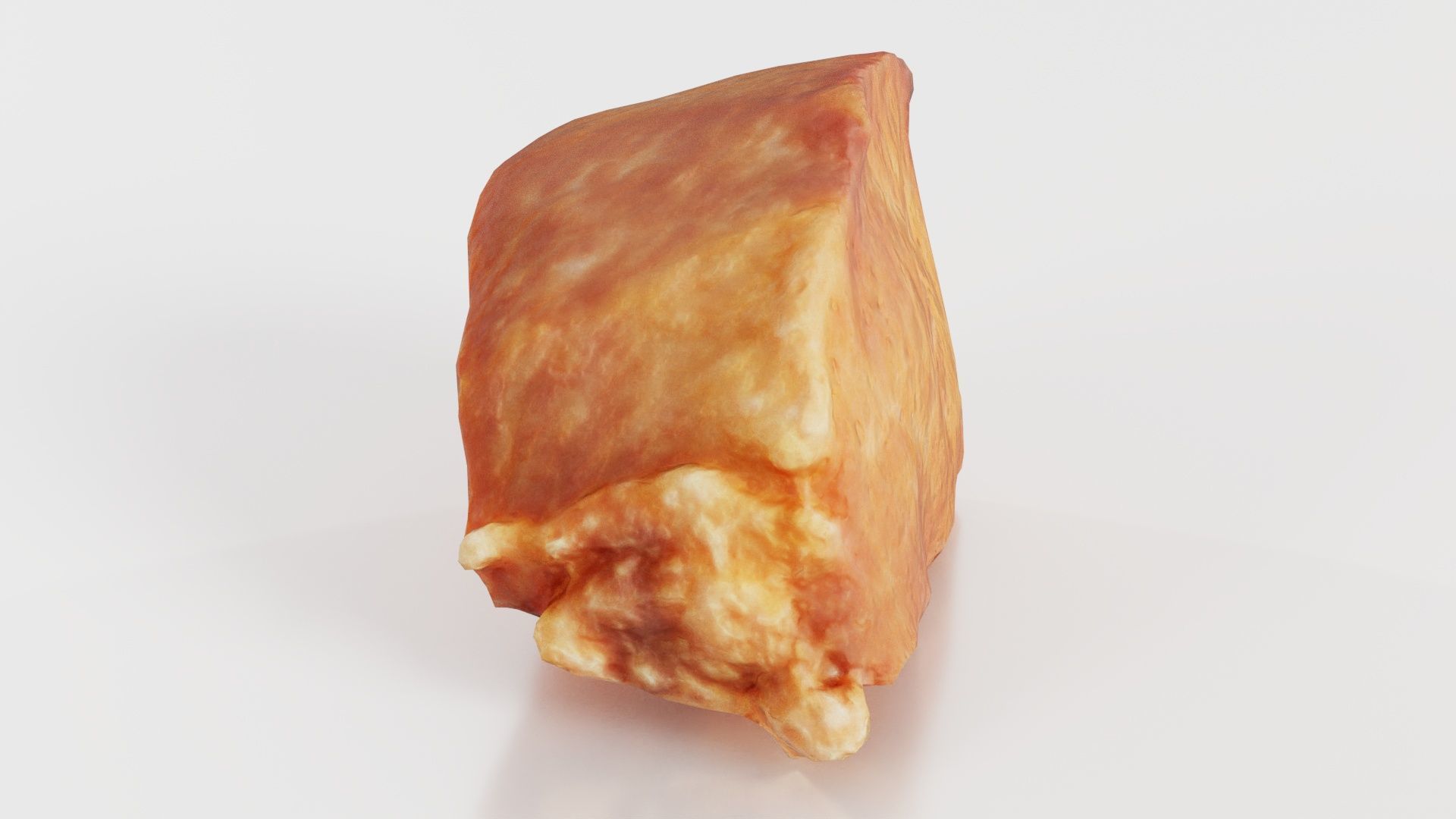 Red Veiny Meat Fondue 1 Low-poly 3D model_7