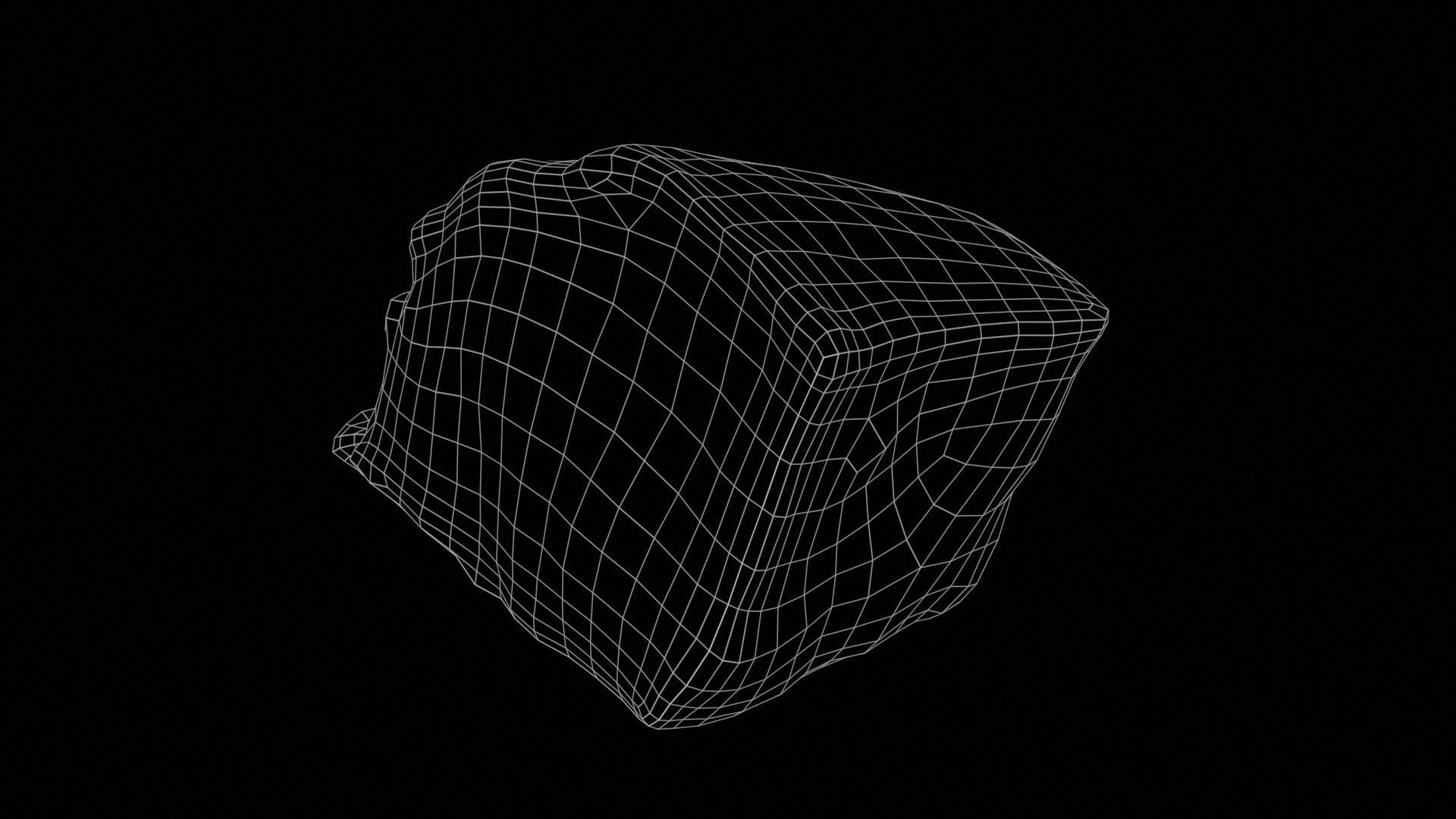 Red Veiny Meat Fondue 1 Low-poly 3D model_11