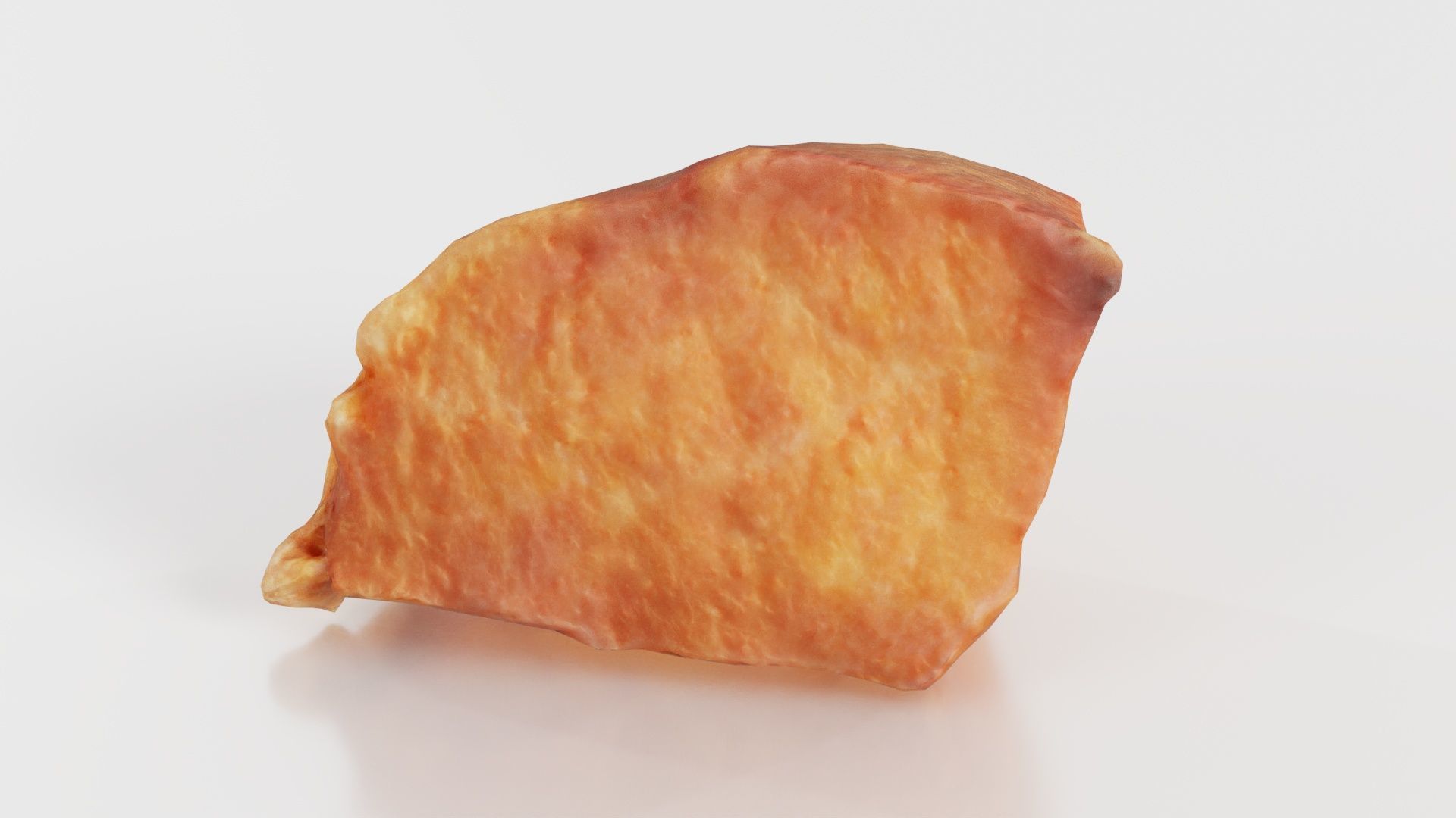 Red Veiny Meat Fondue 1 Low-poly 3D model_1