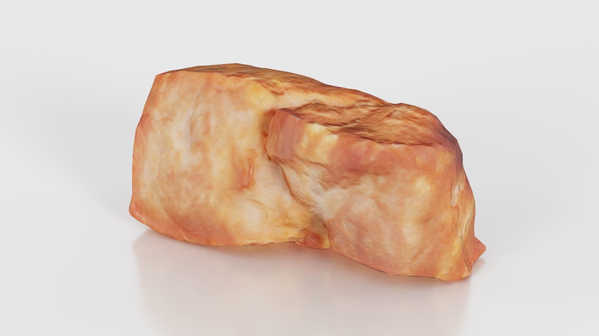 Red Veiny Meat Fondue 3 Low-poly 3D model_25