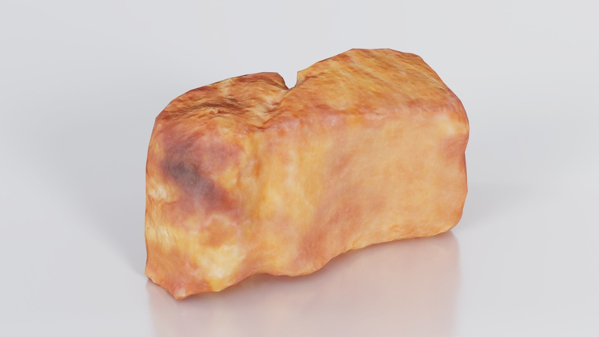 Red Veiny Meat Fondue 3 Low-poly 3D model_8