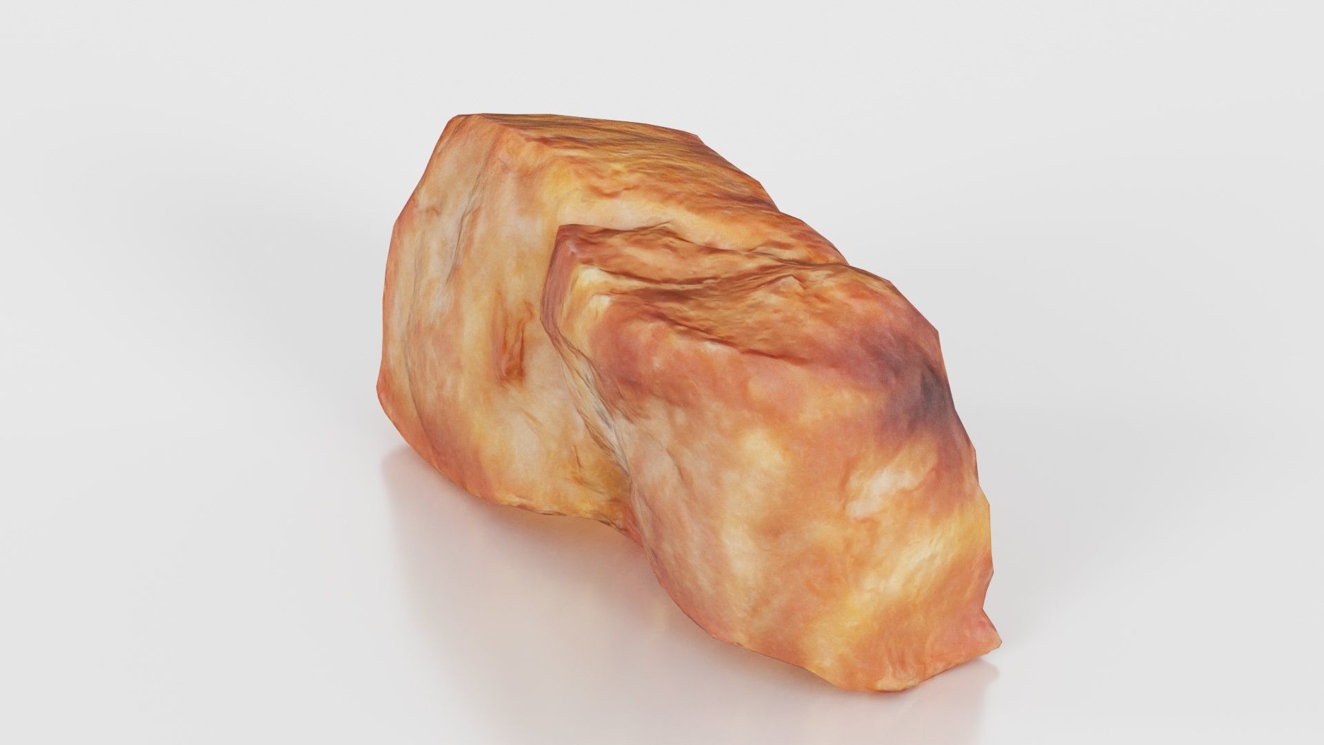 Red Veiny Meat Fondue 3 Low-poly 3D model_24