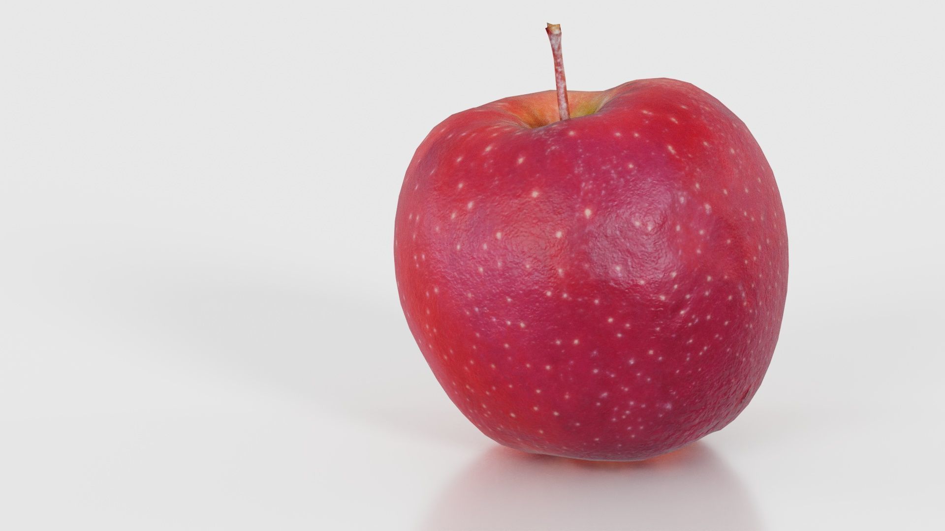 Apple Low-poly 3D model_22