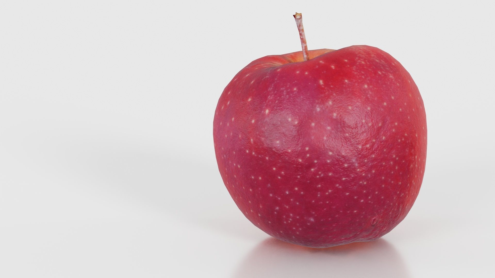 Apple Low-poly 3D model_21