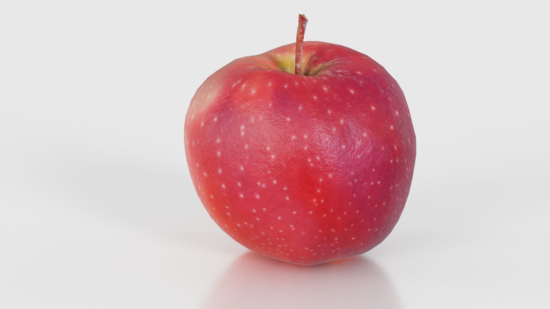 Apple Low-poly 3D model_24