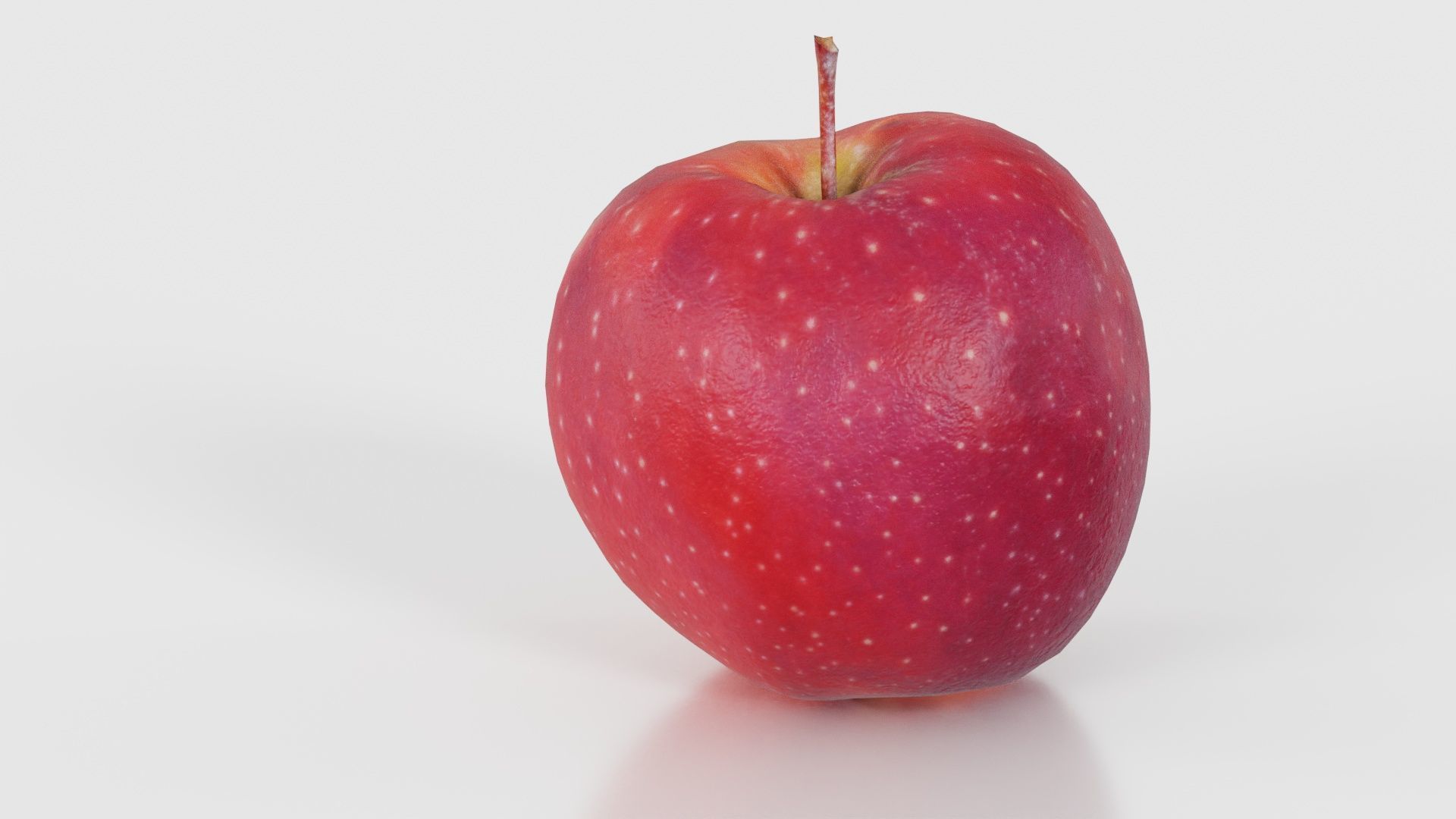 Apple Low-poly 3D model_23