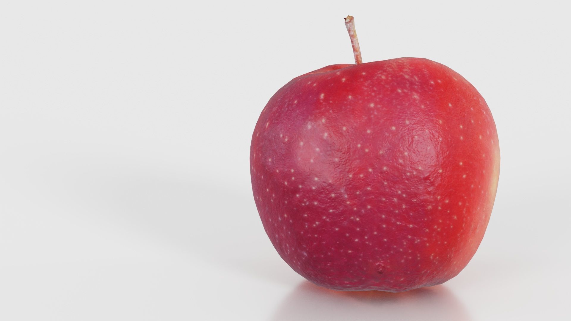 Apple Low-poly 3D model_20