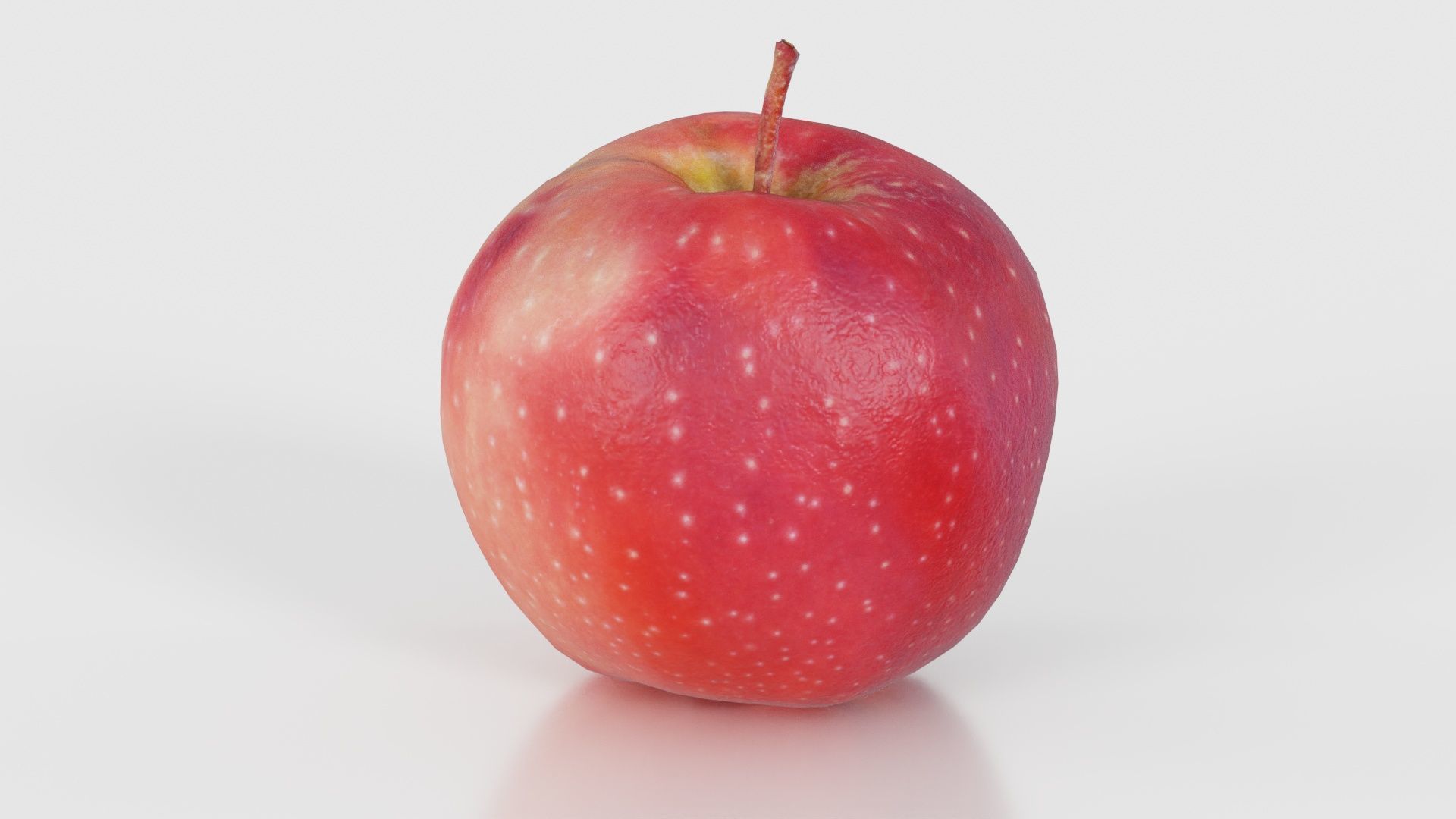 Apple Low-poly 3D model_25