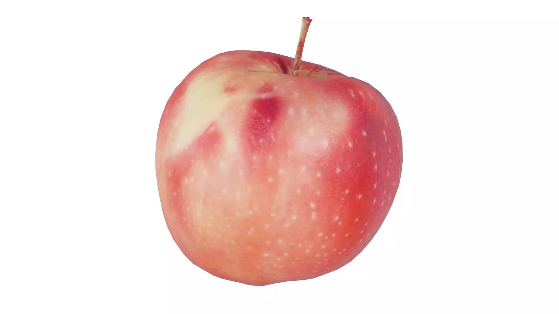 Apple Low-poly 3D model_0