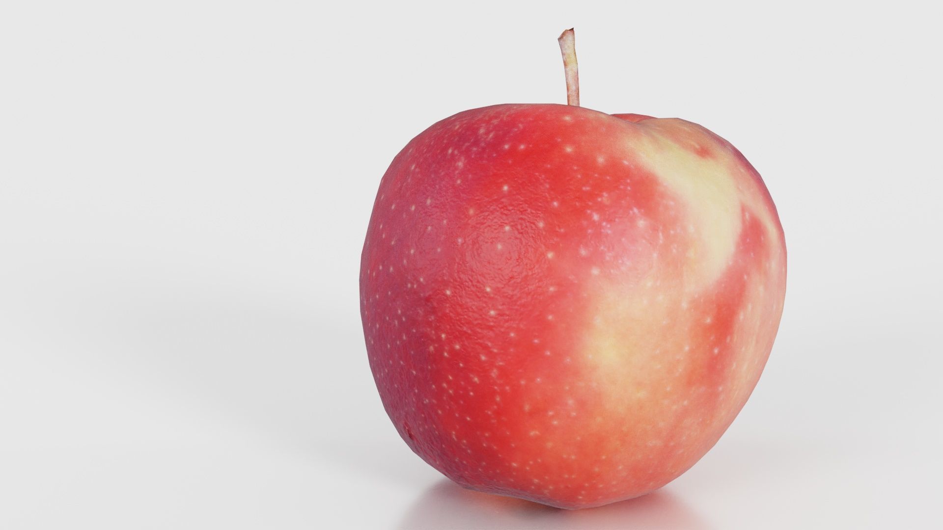 Apple Low-poly 3D model_18