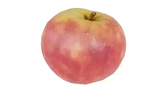 Apple Red Low-poly 3D model
