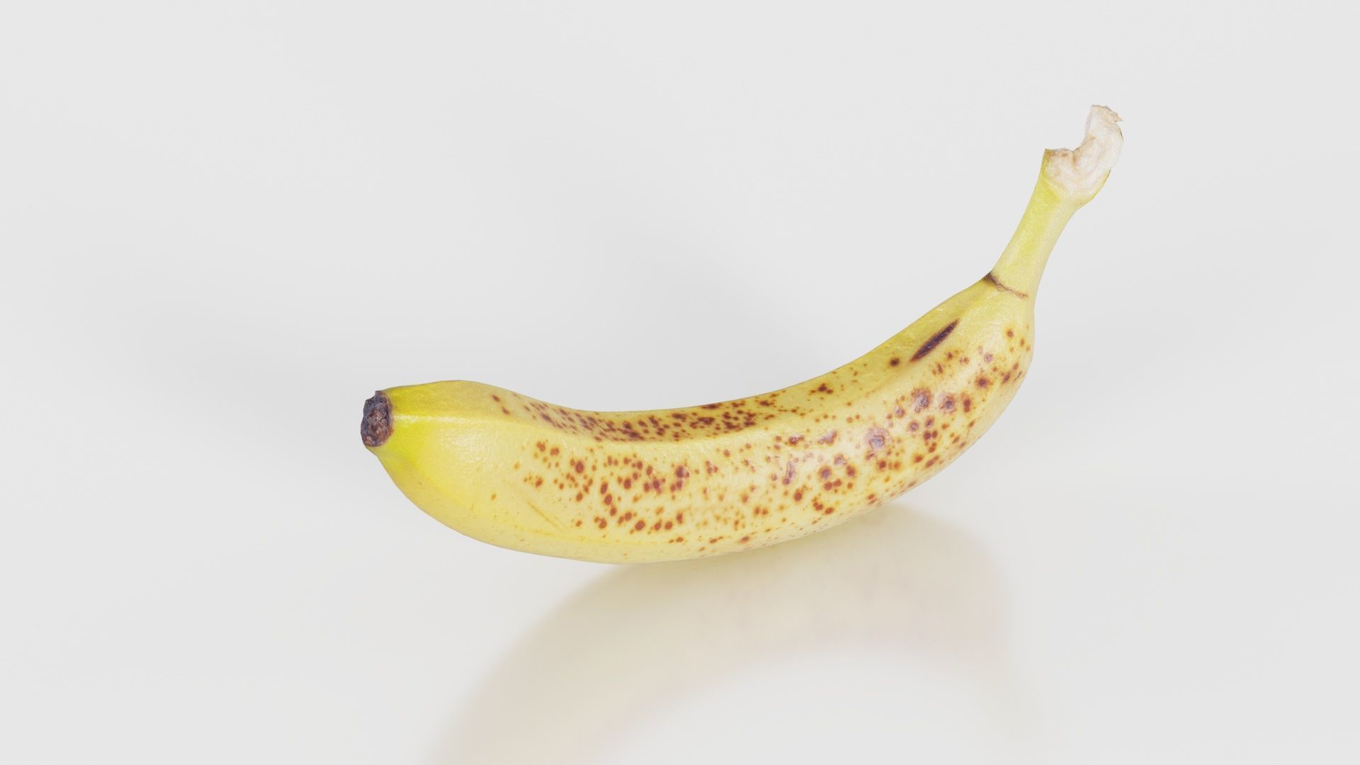 Banana Low-poly 3D model_23