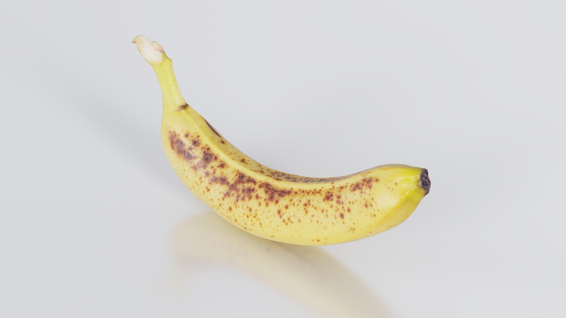 Banana Low-poly 3D model_7