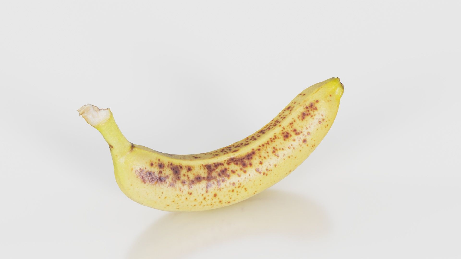 Banana Low-poly 3D model_17