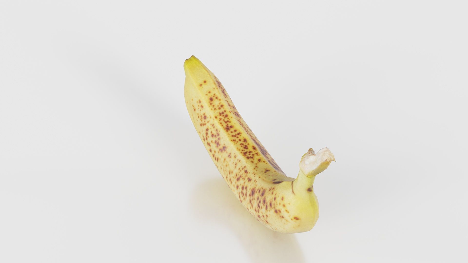 Banana Low-poly 3D model_20