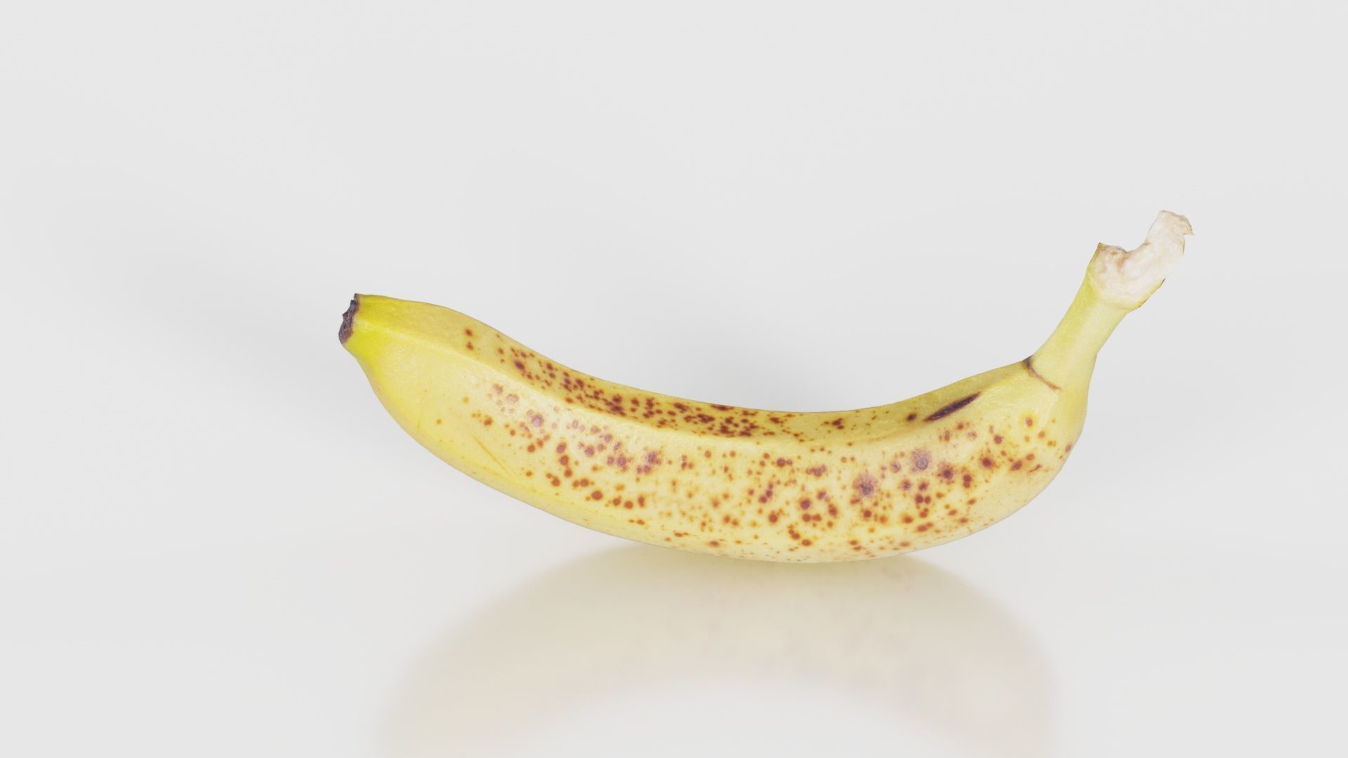 Banana Low-poly 3D model_22