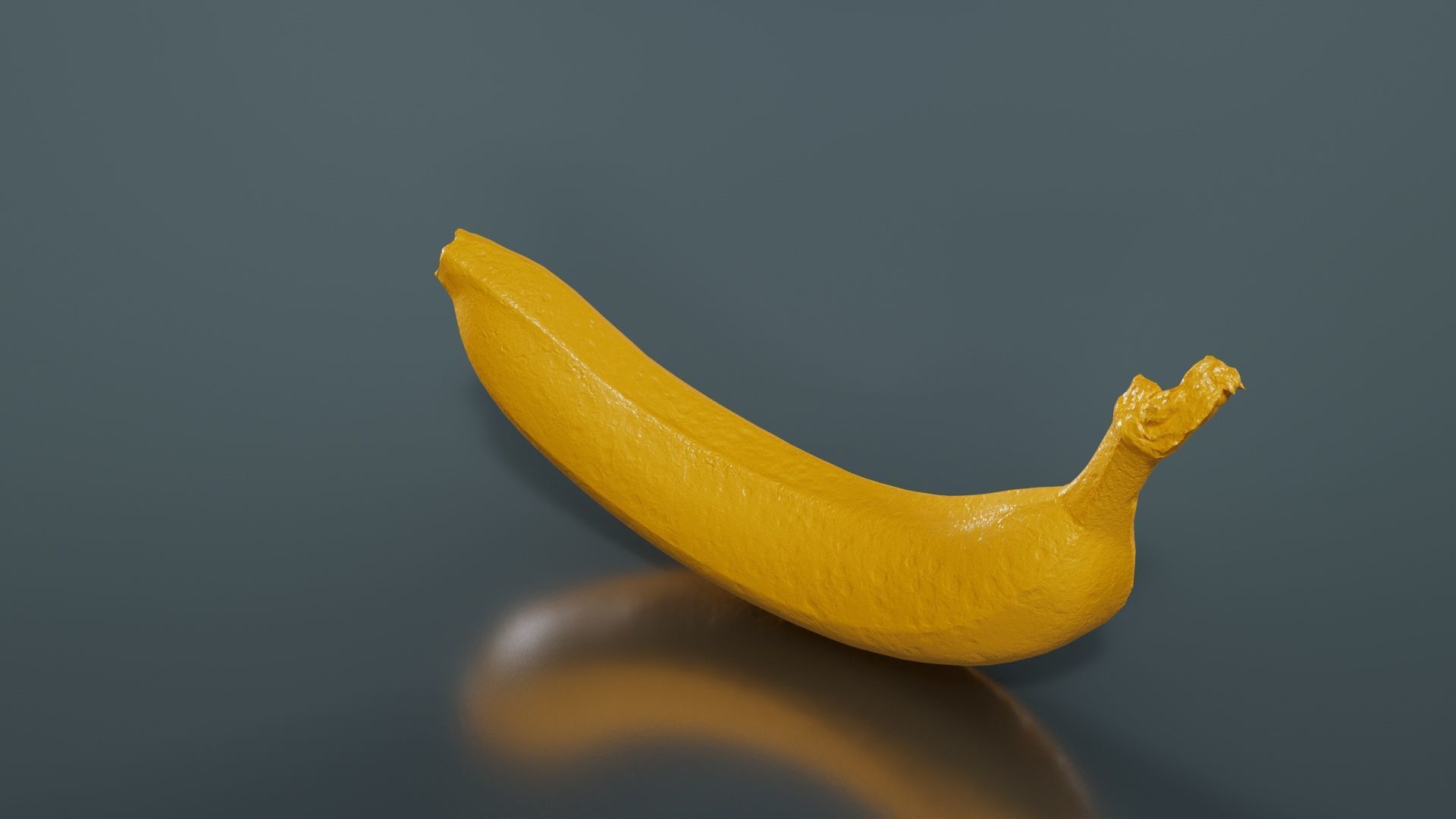 Banana Low-poly 3D model_13