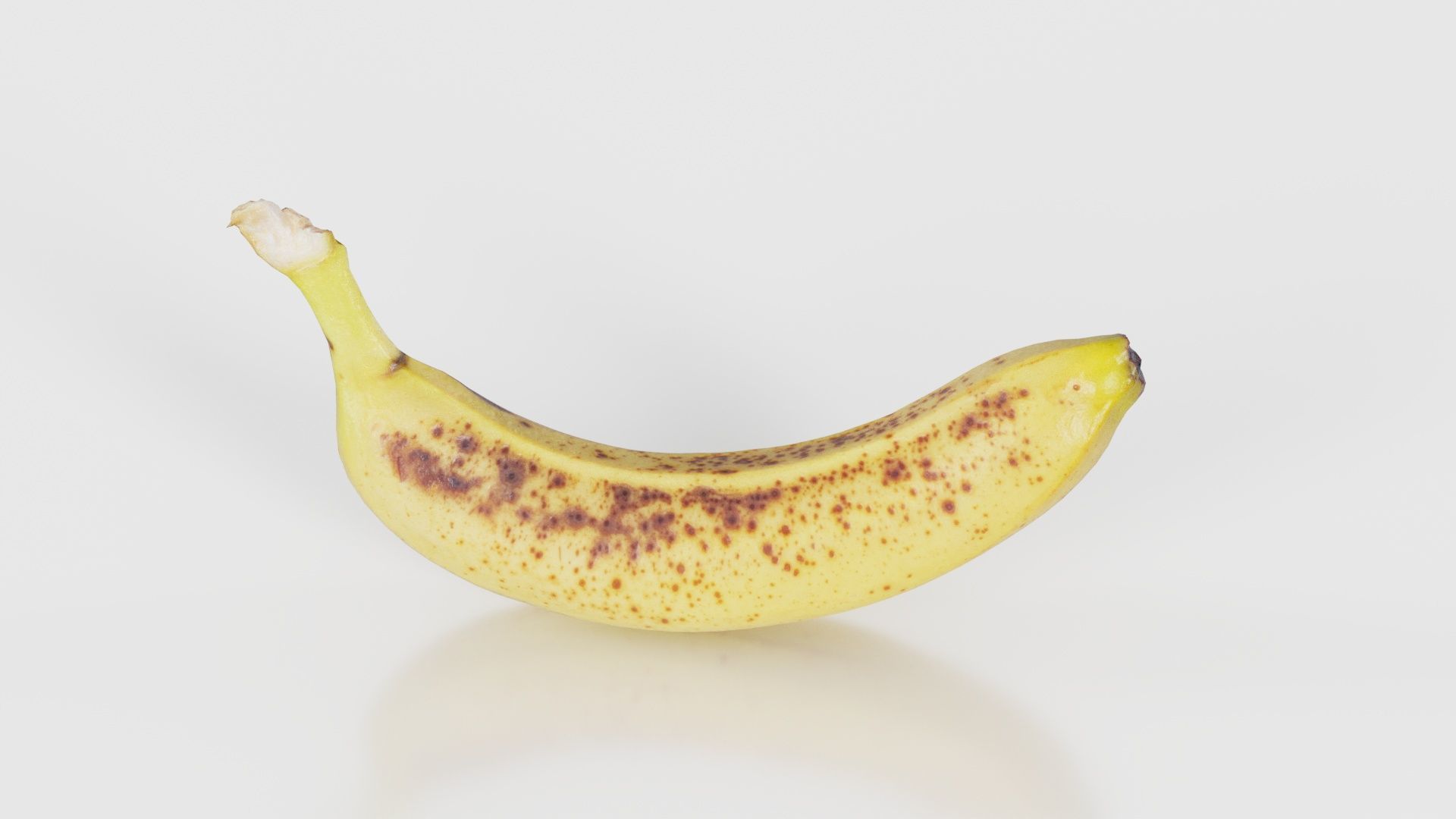 Banana Low-poly 3D model_16