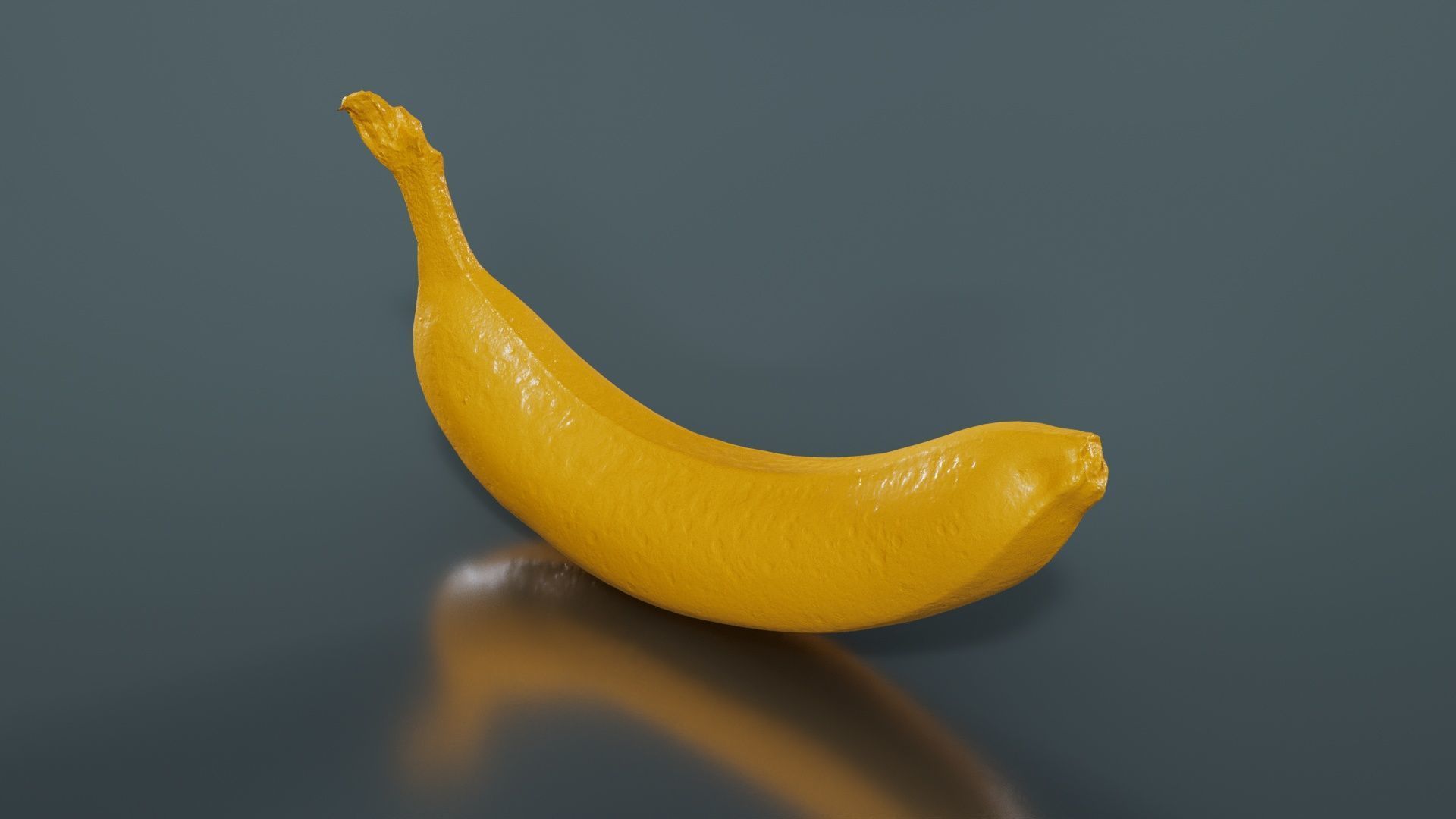 Banana Low-poly 3D model_12