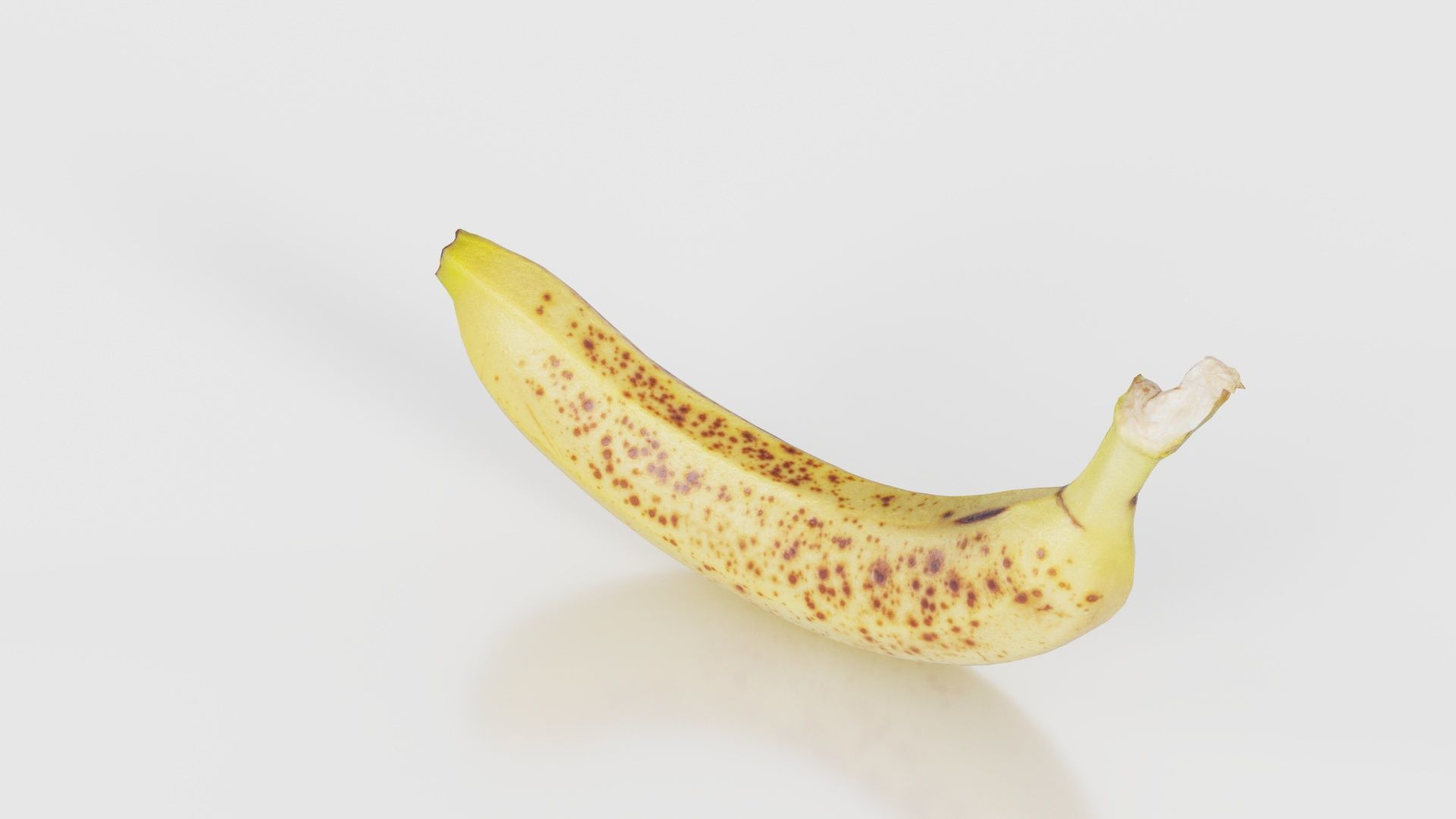 Banana Low-poly 3D model_21