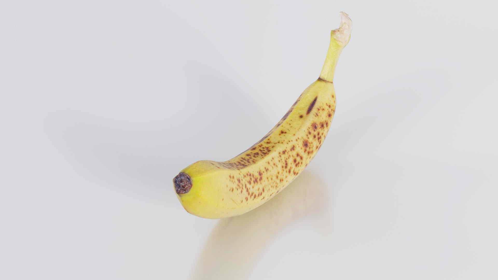 Banana Low-poly 3D model_1
