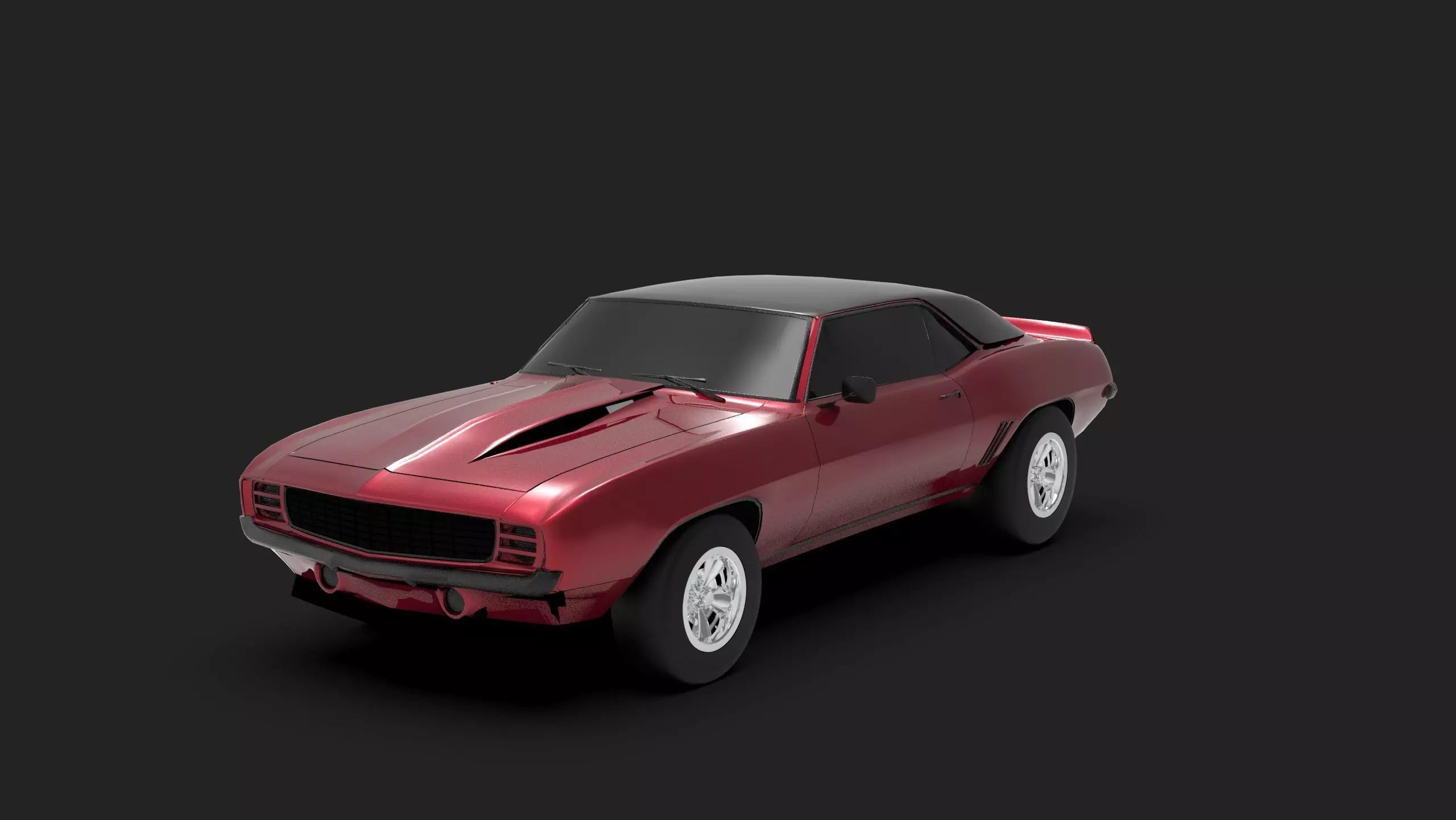 Chevrolet Camaro 1970 3D model_0
