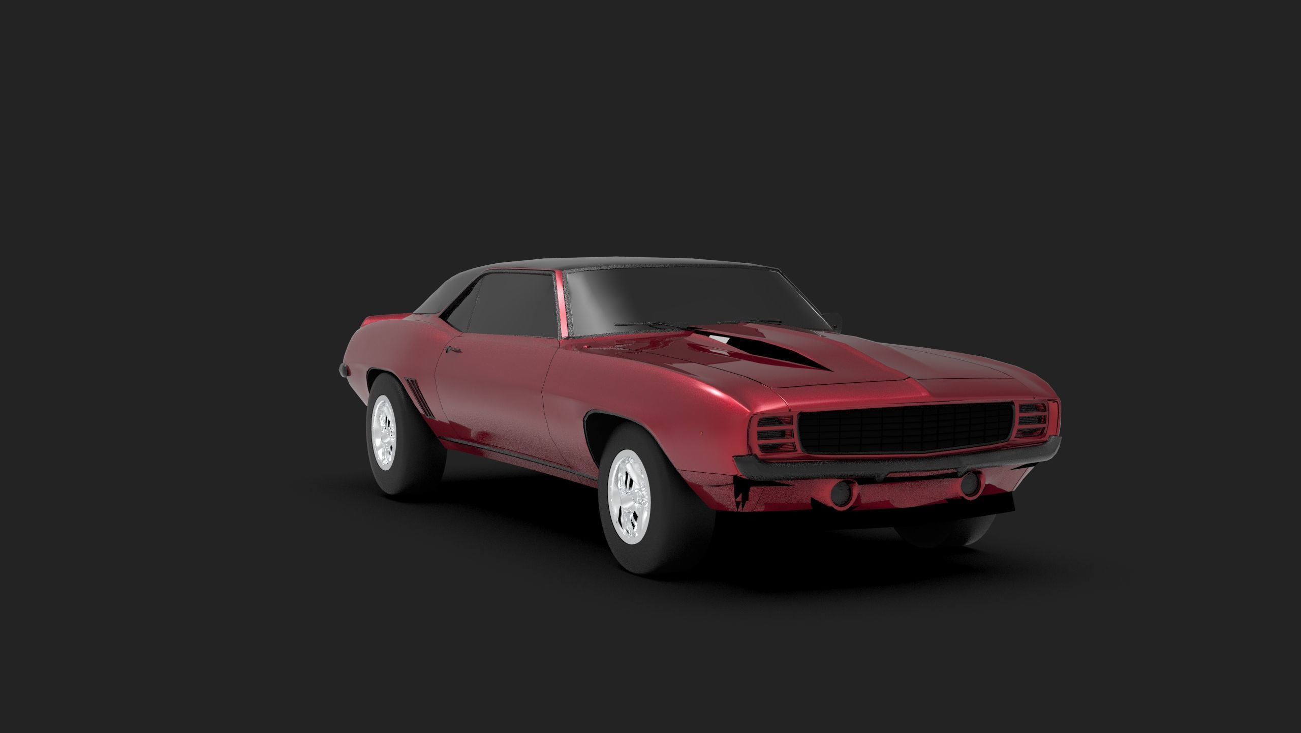 Chevrolet Camaro 1970 3D model_3