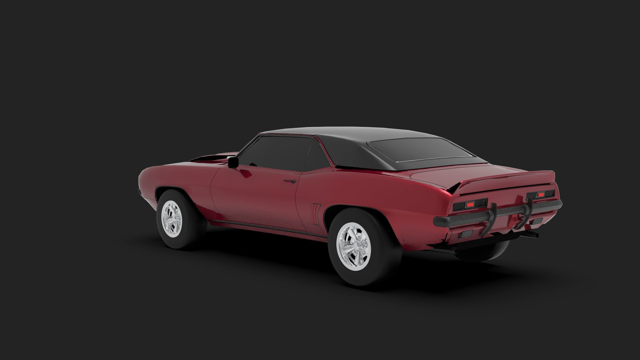 Chevrolet Camaro 1970 3D model_1