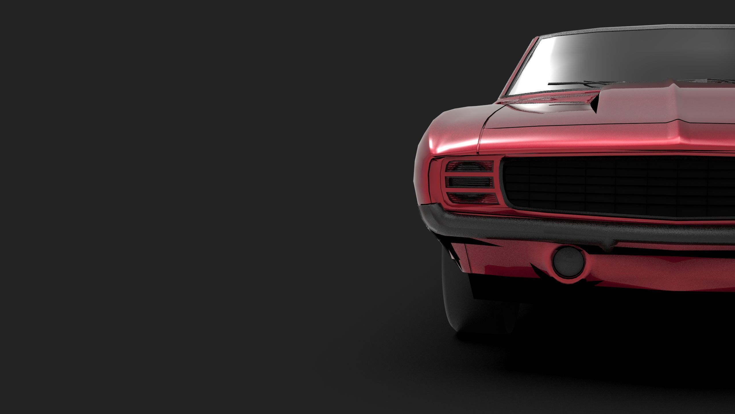 Chevrolet Camaro 1970 3D model_4