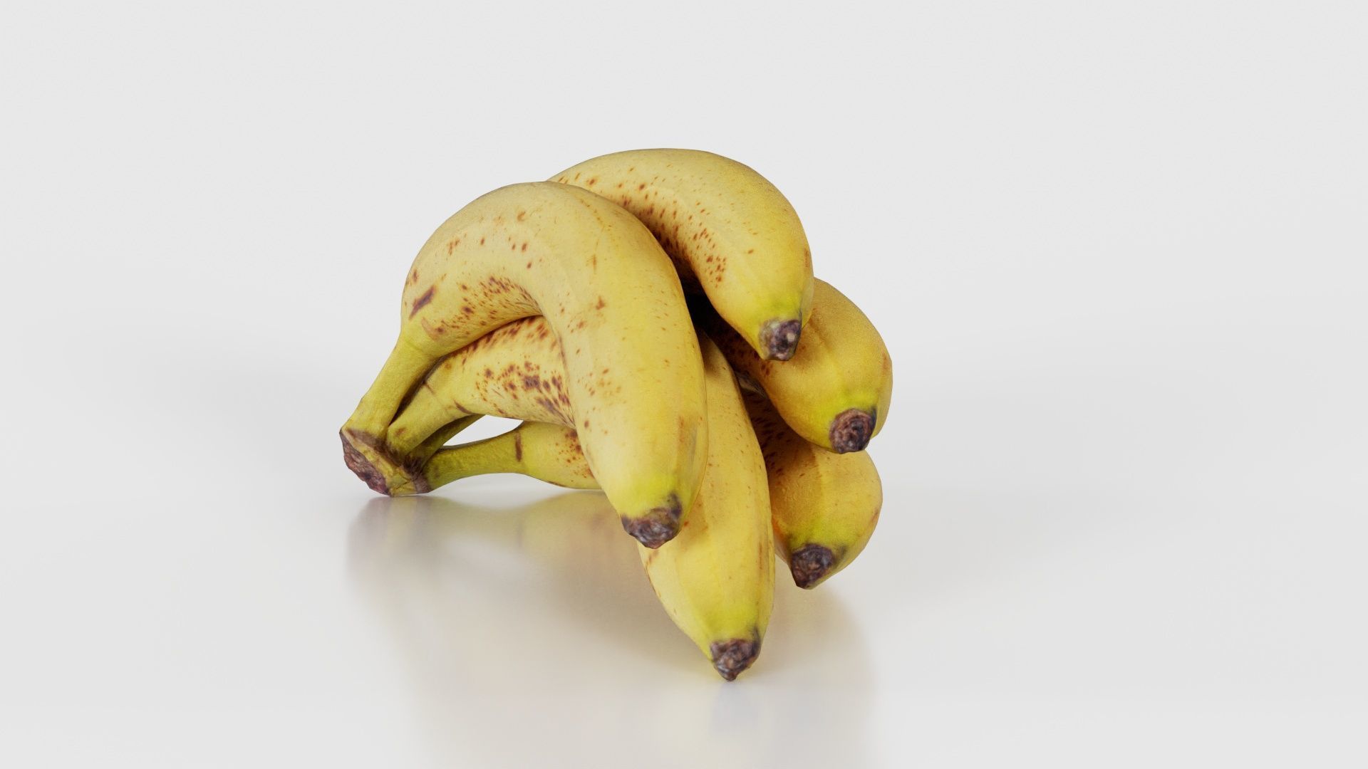 Banana Bunch Low-poly 3D model_24