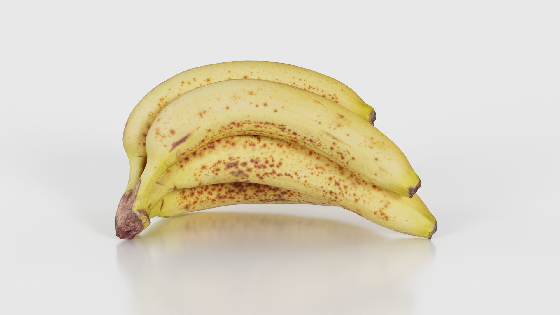 Banana Bunch Low-poly 3D model_26