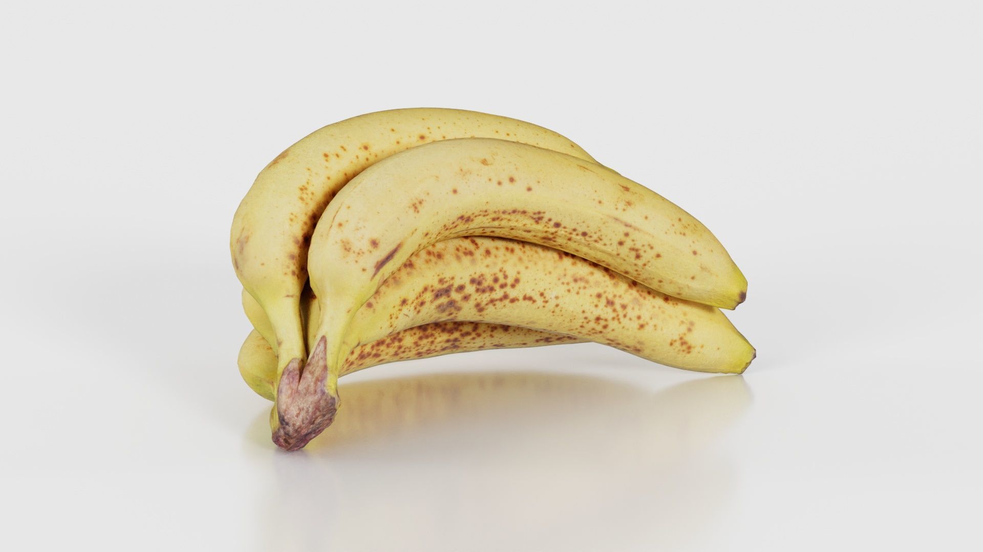 Banana Bunch Low-poly 3D model_15