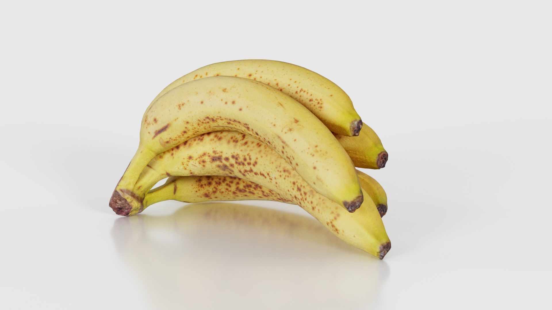 Banana Bunch Low-poly 3D model_25