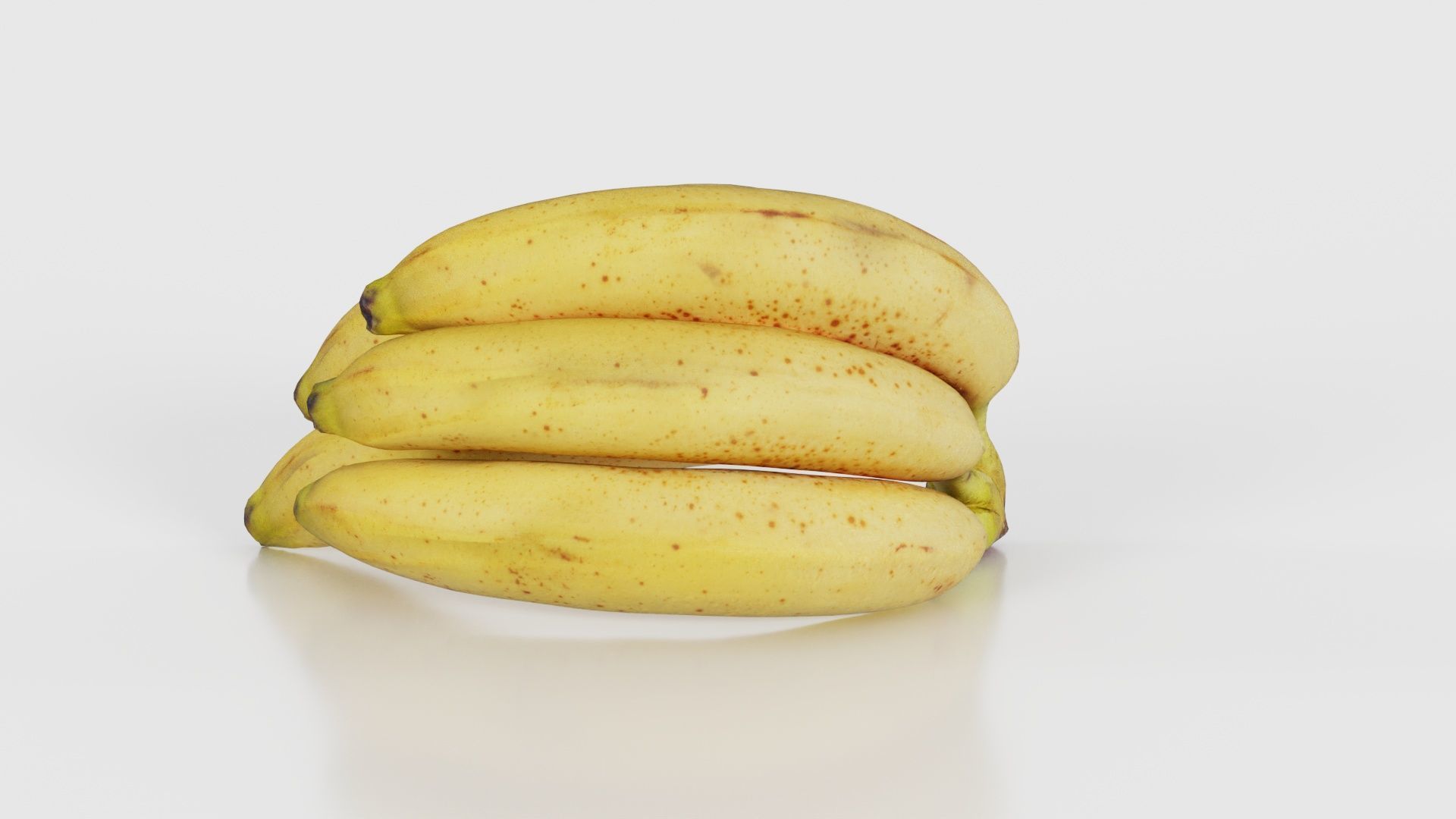 Banana Bunch Low-poly 3D model_20
