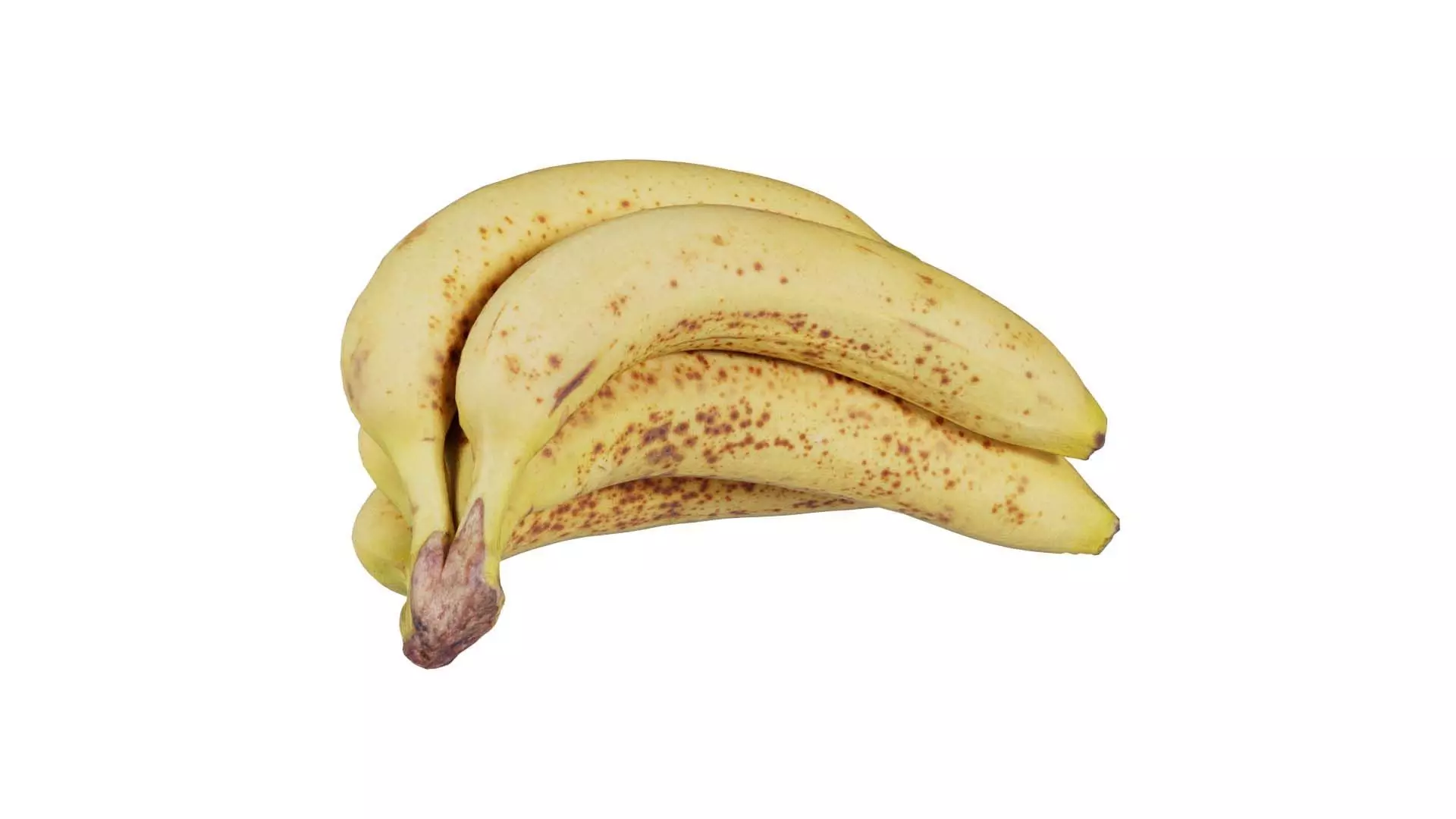 Banana Bunch Low-poly 3D model_0