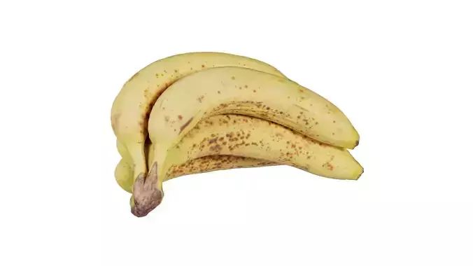 Banana Bunch Low-poly 3D model